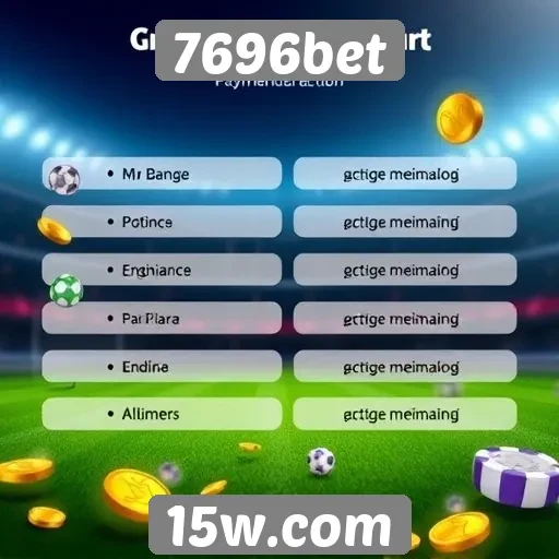 Métodos de pagamento aceitos na 7696bet